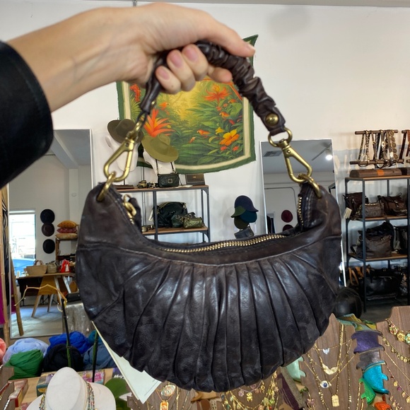 Shoulder Bag "LUNA" in graphite - Picture 6 of 6